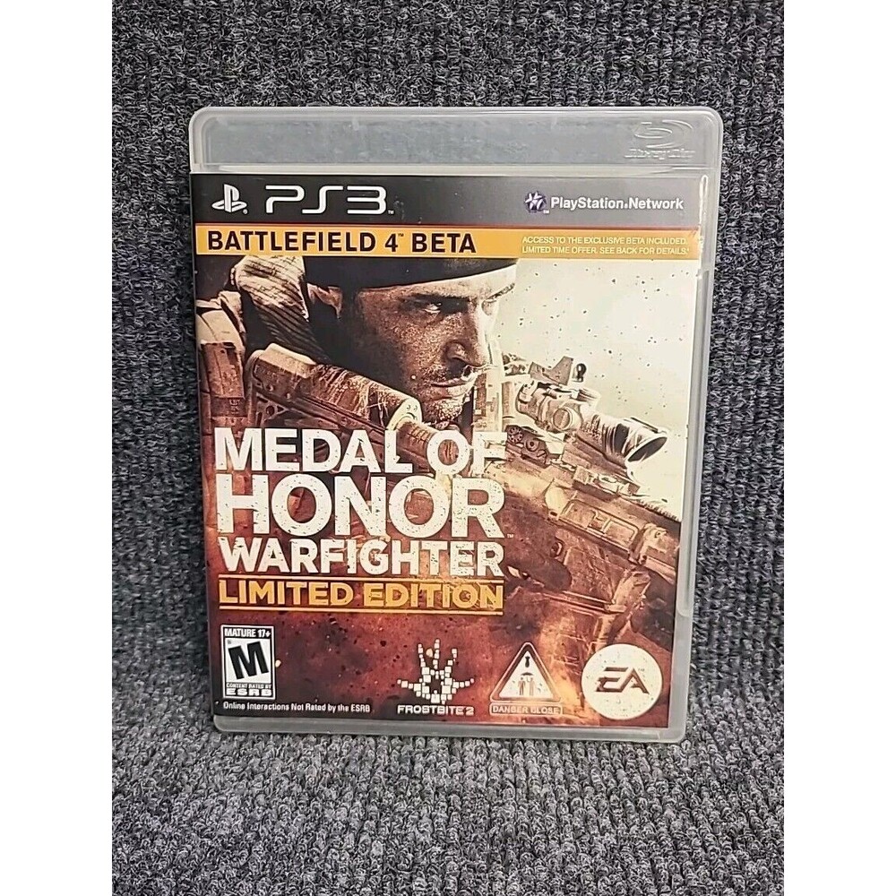 PS3 Medal of Honor: Warfighter - Sony PlayStation 3 Complete Tested